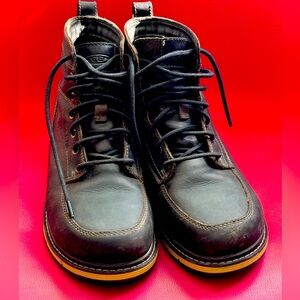 Keen “San Jose” 6" Waterproof 90° Heel Boot (Aluminum Toe), US Men’s 7, in Bison